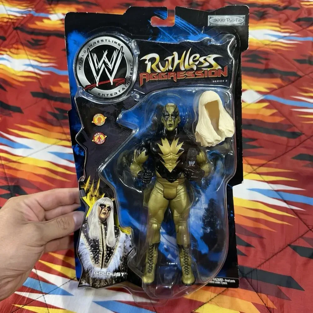 Vintage NEW 2003 WWE Jakks RA Ruthless Aggression Series 3 Figure GOLDUST